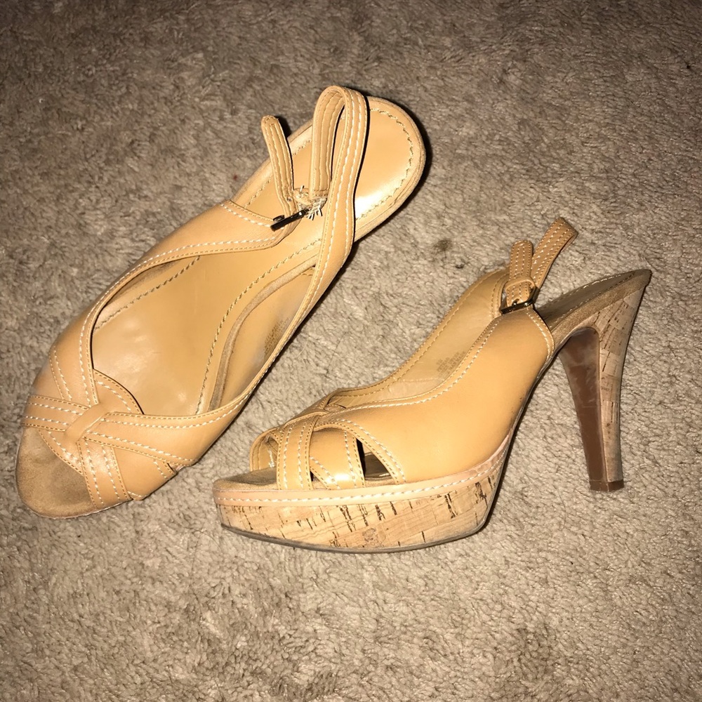 Cork style heels! Super cute!